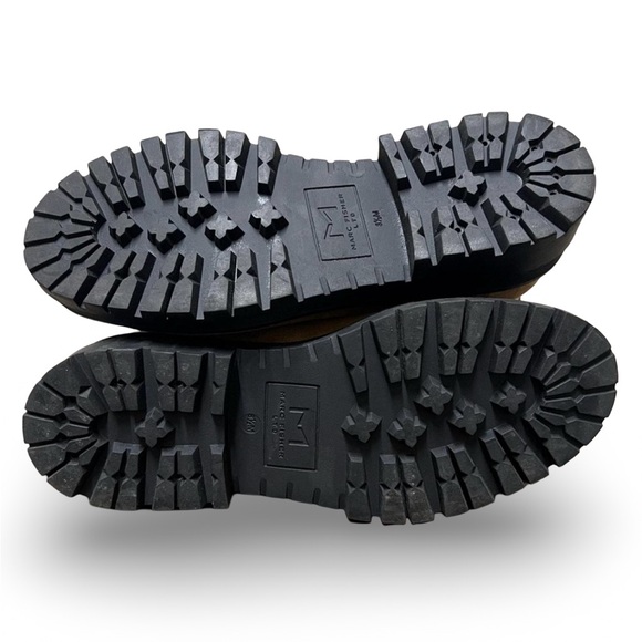 Marc Fisher Padmia Suede Leather Platform Chelsea Lug Sole Ankle Boots Sz 8.5 - Picture 6 of 7